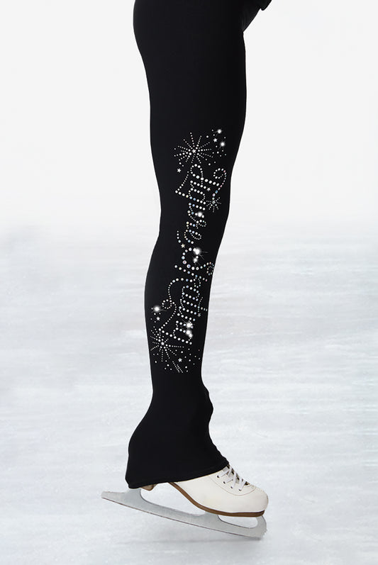 Mondor 24450 Leggings, Figure Skating 8Q Black