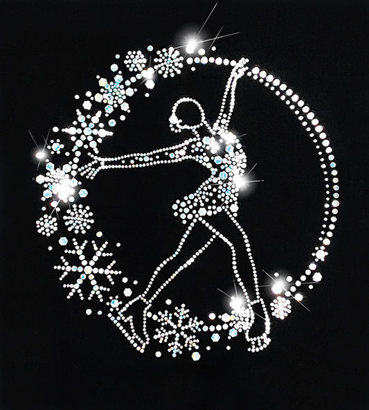 Mondor 24487 Vest, Figure Skating Pose 8X Black