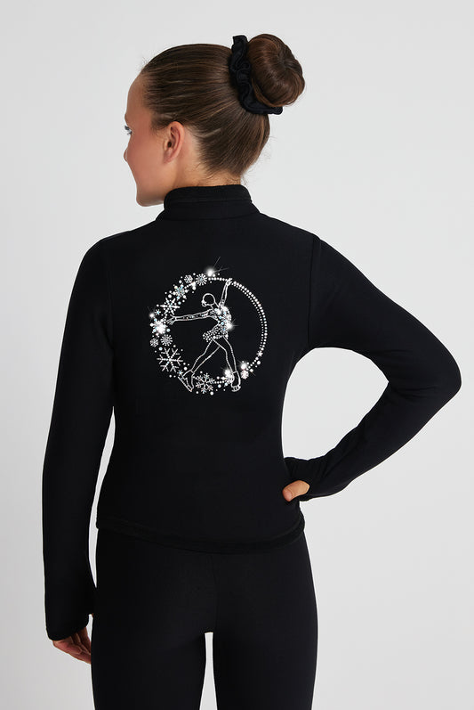 Mondor 24502 Jacket, Figure Skating Pose Black