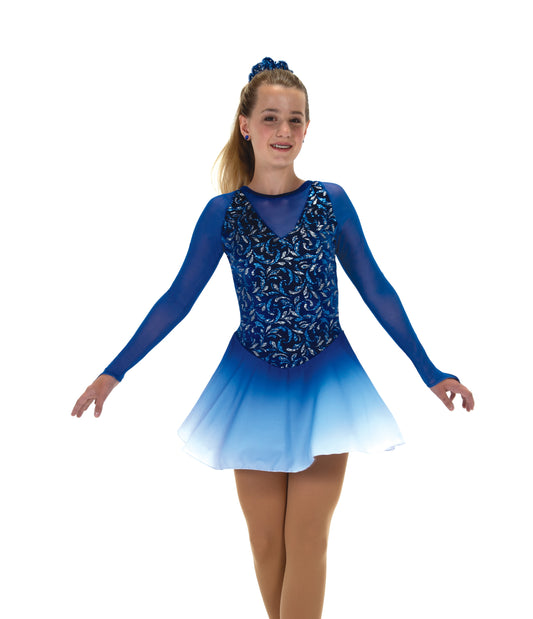 Jerry's 540 Royal Mist Dress Royal Blue Long Sleeves