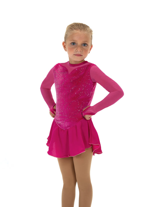 Jerry's 649 Treasure Dress Youth Fuchsia PInk Long Sleeves