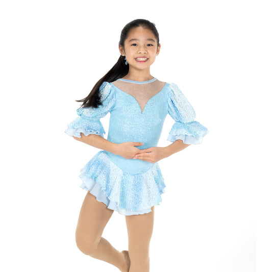 Jerry's 751 Dreamer Dress Youth Aqua Blue Puffed Sleeves
