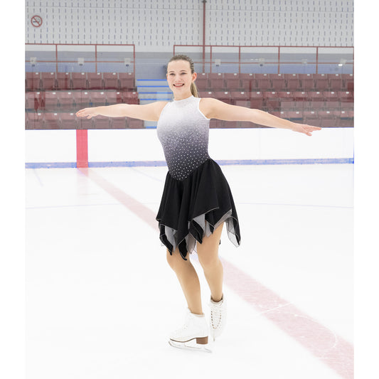 Aurora Ice AD114 Dovetail Dance Youth Black Sleeveless