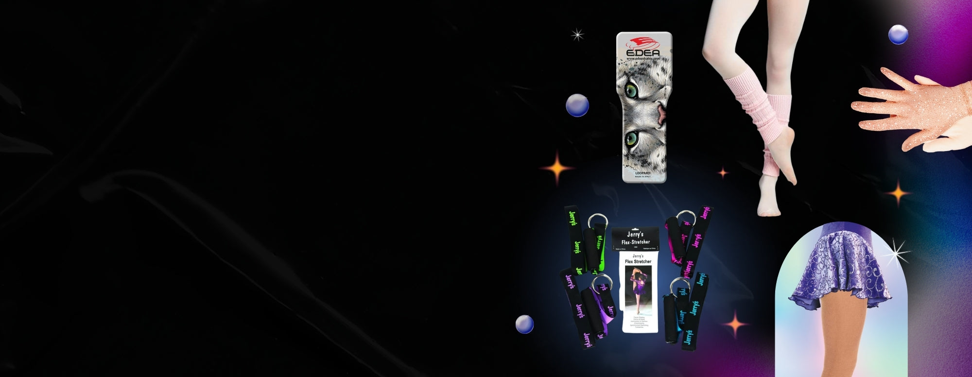 Gloves, Legwarmers, Skirts & On/Off-Ice Equipment