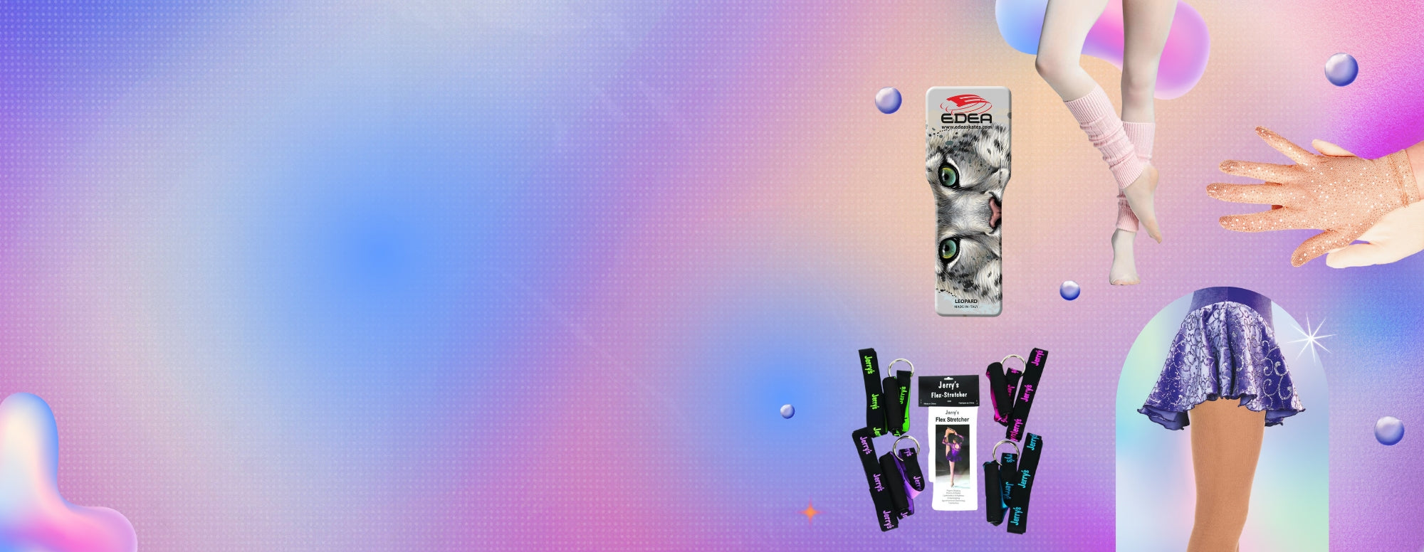 Gloves, Legwarmers, Skirts & On/Off-Ice Equipment