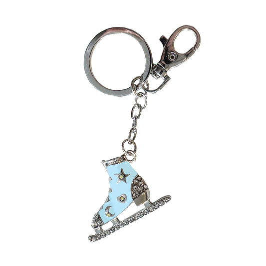 Jerry's 1285 Enamel & Crystal Keyring Blue