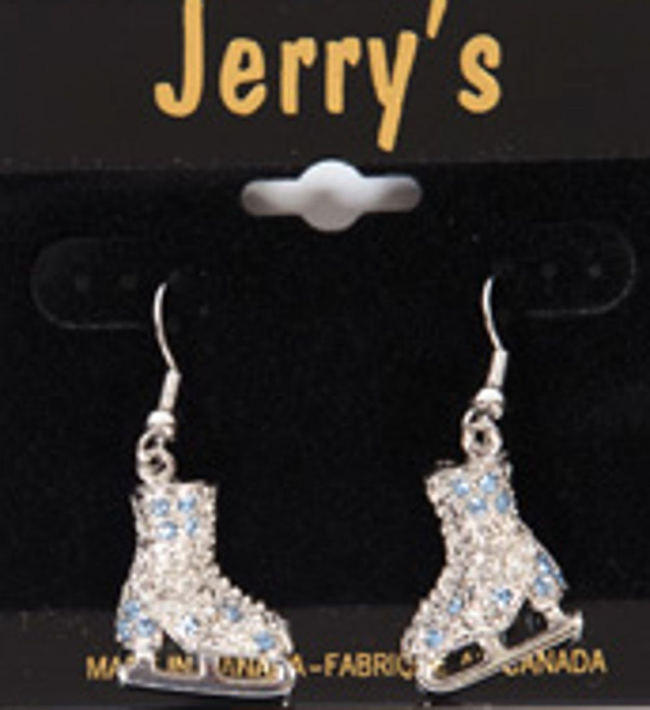 Jerry's 1281 Crystal Skate Earrings Blue
