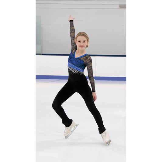 Jerry's 287 Crystals 1-Piece Youth Royal Youth 12-14