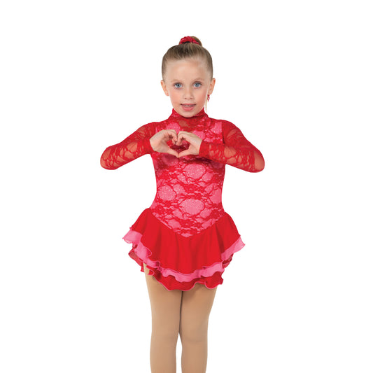 Jerry's 147 Candy Heart Dress Youth Red/Candy Pink Long