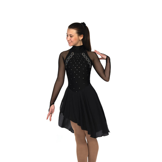 Solitaire D22017R High Neck Dance Crystalled Black