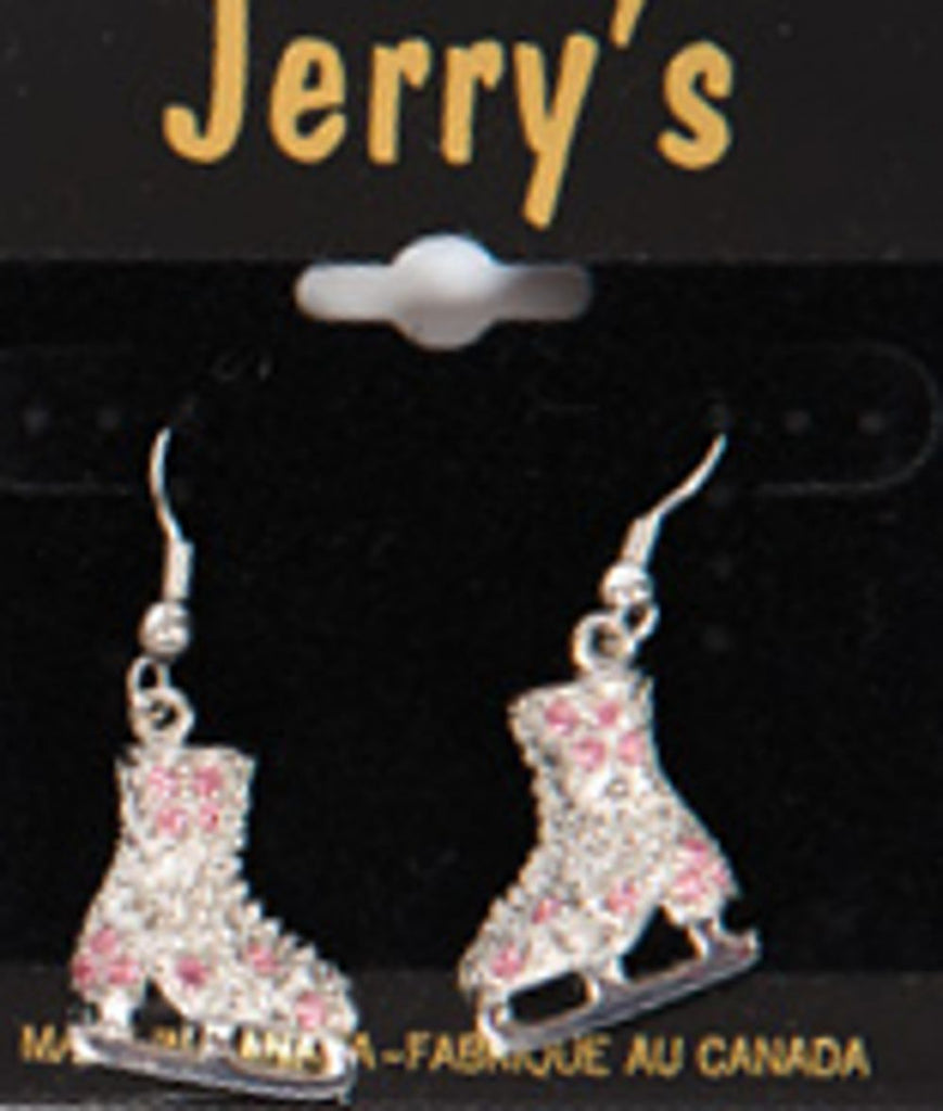 Jerry's 1281 Crystal Skate Earrings Pink