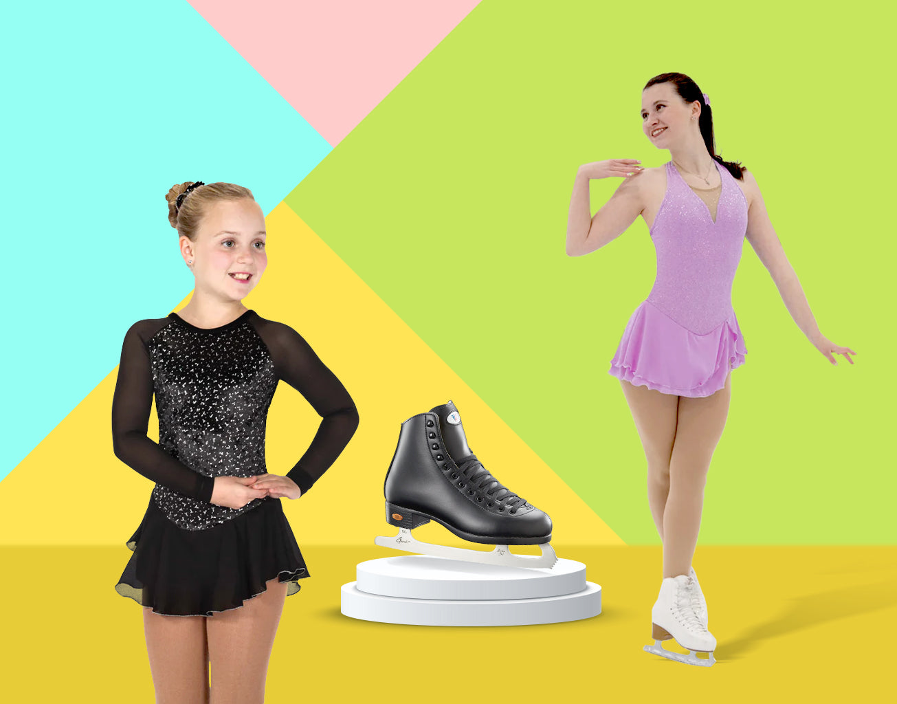 Youth  Figure Skating Practice Pants with Pockets & Performance