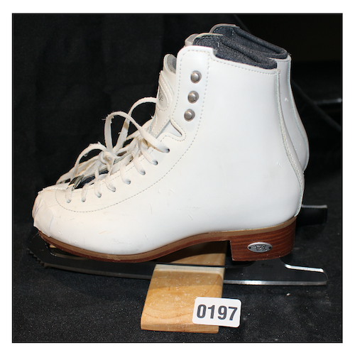 Used 197 Riedell Dj2438 White 3.0W Eclipse Astra