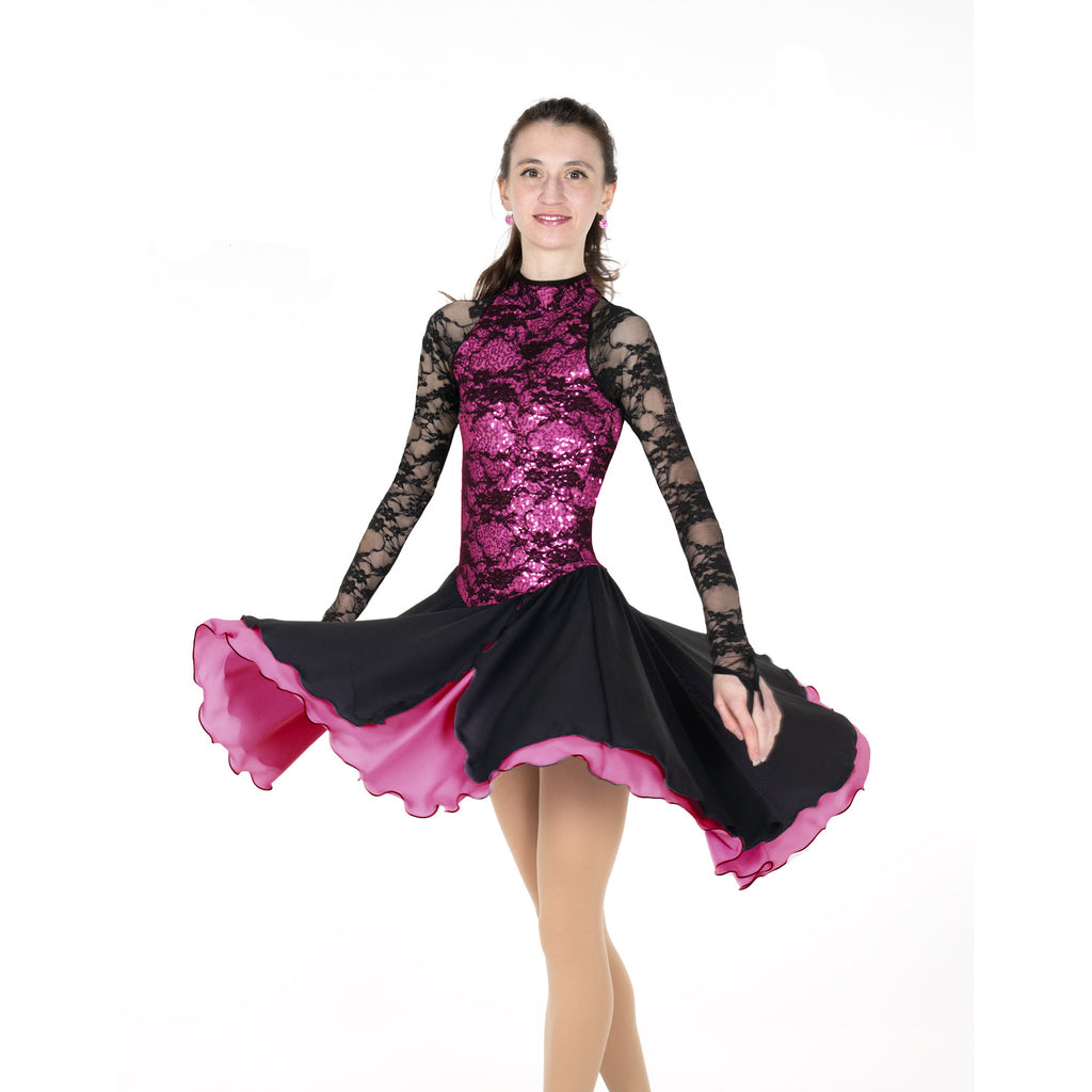 Jerry's 140 Dancesse Dress Black Rose Long Sleeves