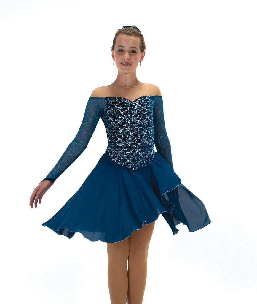 Jerry's 197 Oceans of Dances Dress Blue Long Sleeves