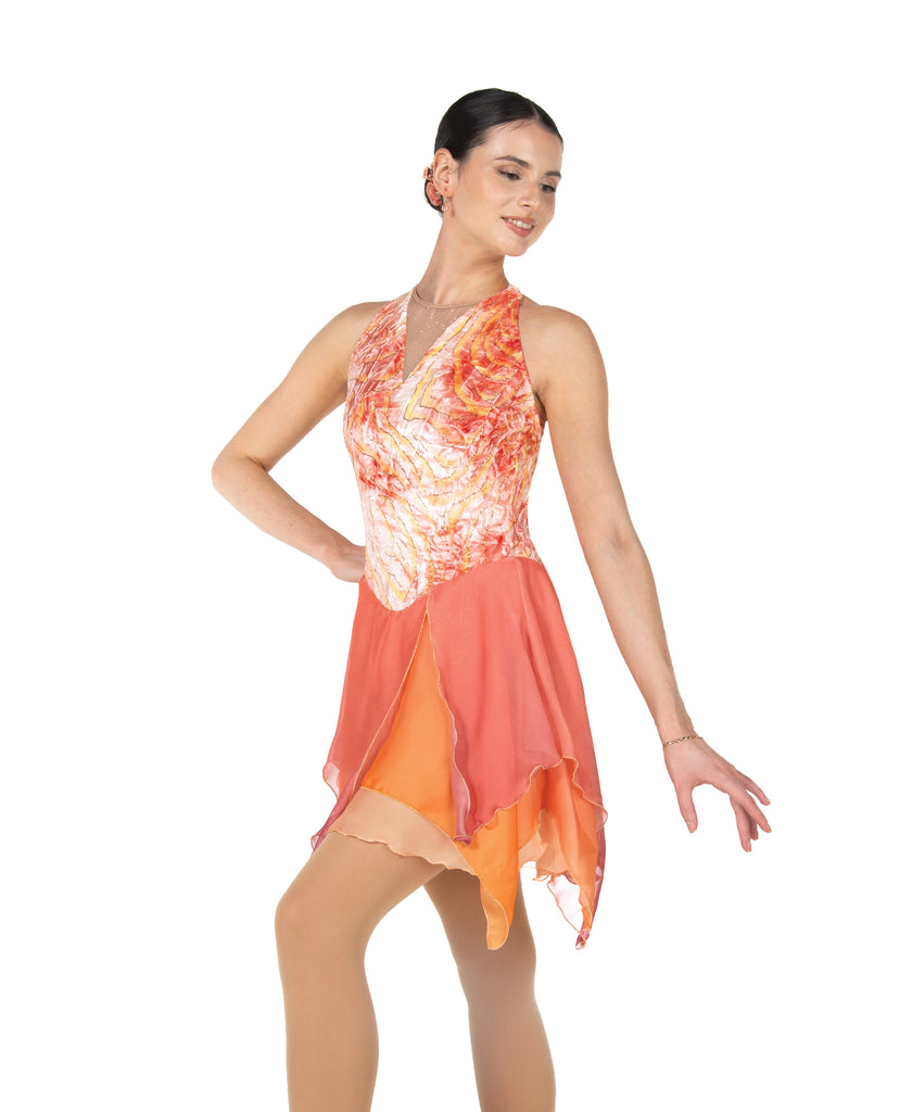 Jerry's 198 Calypso Crush Dance Dress Rose Sleeveless