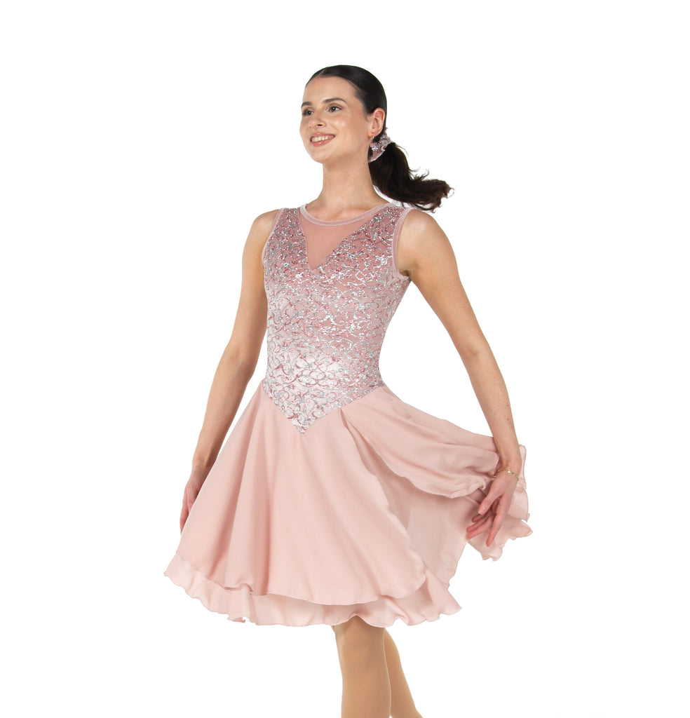 Jerry's 205 Blush Ballgown Dress Champagne Pink Sleeveless