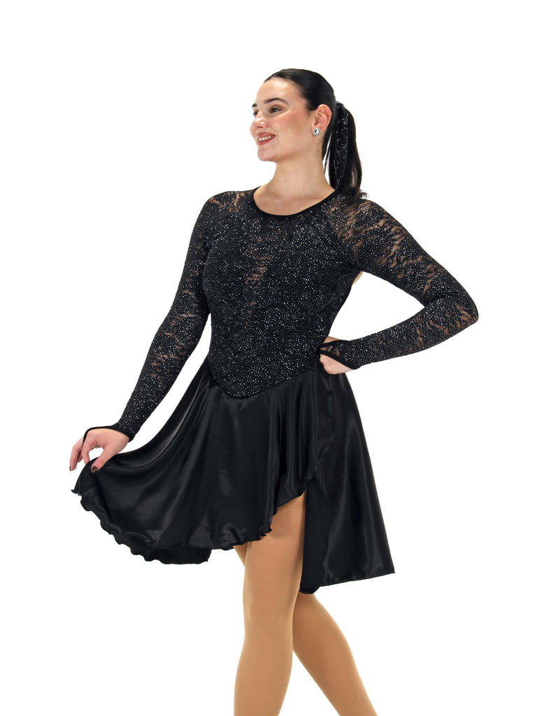 Jerry's 210 Lilt of Lace Dance Dress Black Long Sleeves