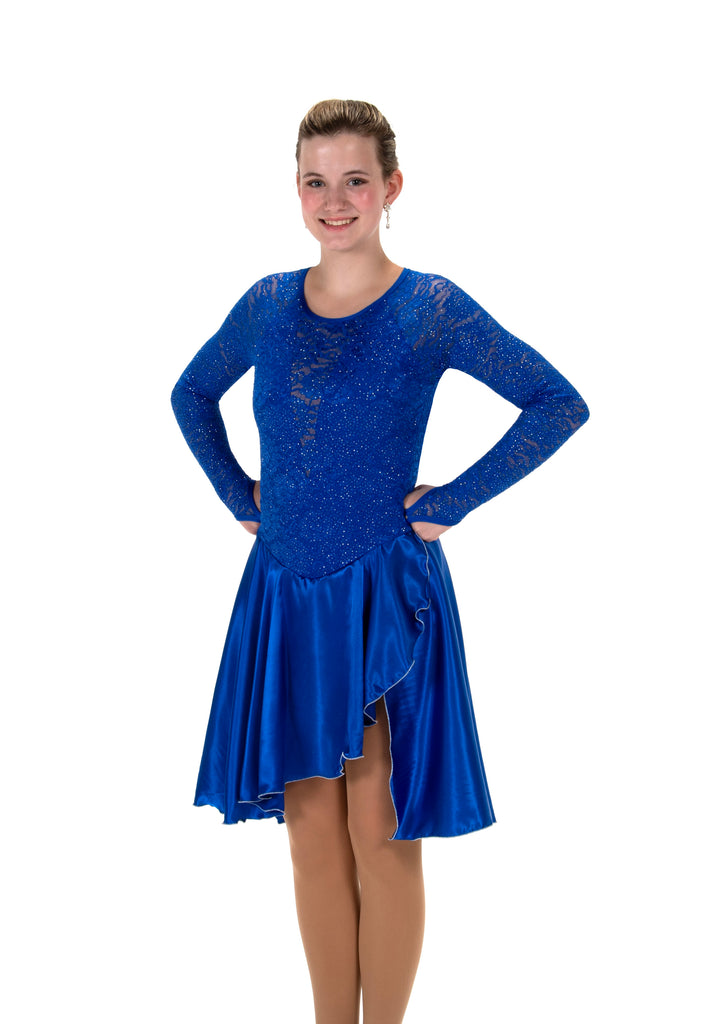 Jerry's 210 Lilt of Lace Dance Dress Royal Blue Long Sleeves