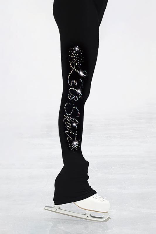 Mondor 24450 Leggings, Let's Skate 8J Youth Black
