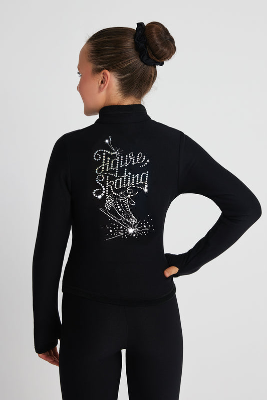 Mondor 24501 Jacket, Figure Skating Skate Youth Black