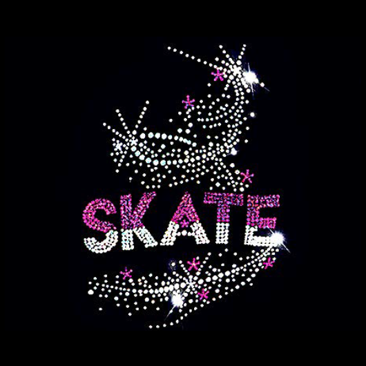 Mondor 24886 Sequins Skate (H) Youth Black