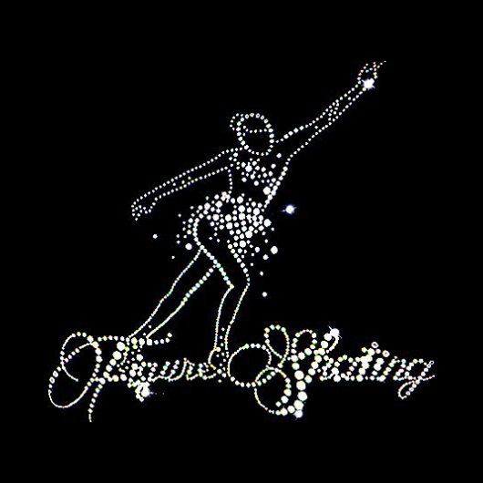 Mondor 24491 Sequins Skater Pose Youth Black