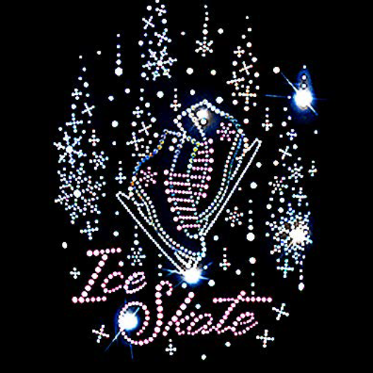 Mondor 24886 Sequins Ice Skate (Q) Black