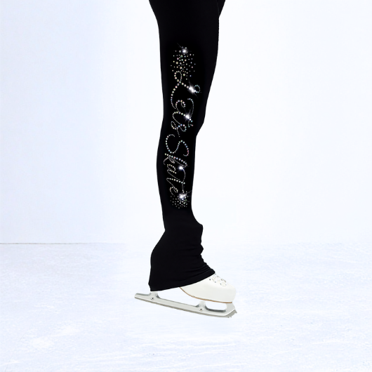 Mondor 24887 Supplex Leggings, Let's Skate 8J Youth Black