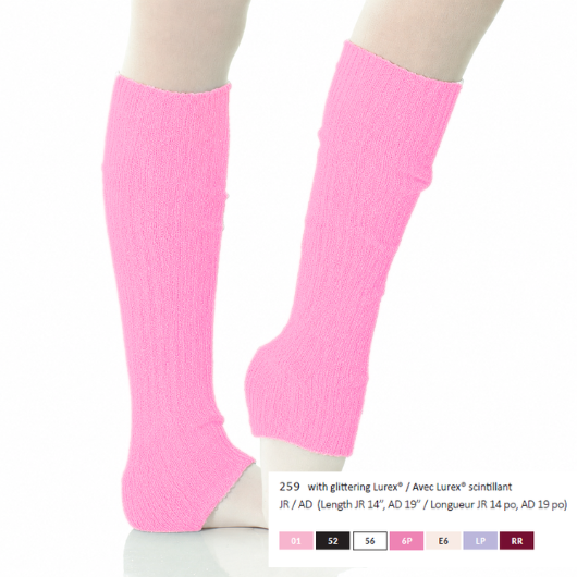 Mondor 259 Leg Warmers Capri Pink Adult 19