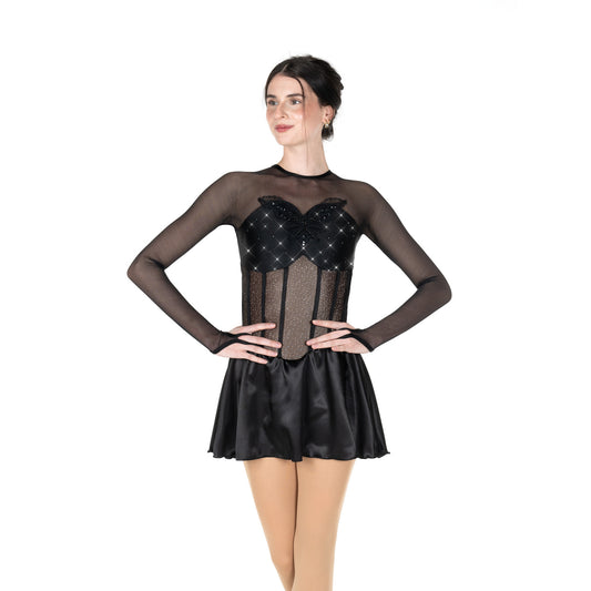 Jerry's 270 Ready, Set Corset Dress Youth Black Youth 12-14 Long Sleeves
