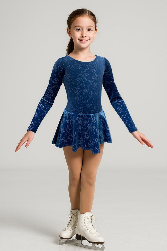 Mondor 2723 Milena Dress Youth Blue Que Long Sleeves