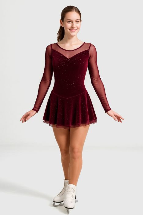 Mondor 2784 Youth Burgundy Long Sleeve