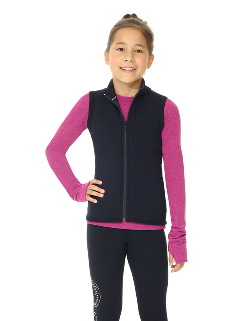 Mondor 24487 Sequins Skater Pose (I) Youth Black Youth 12-14