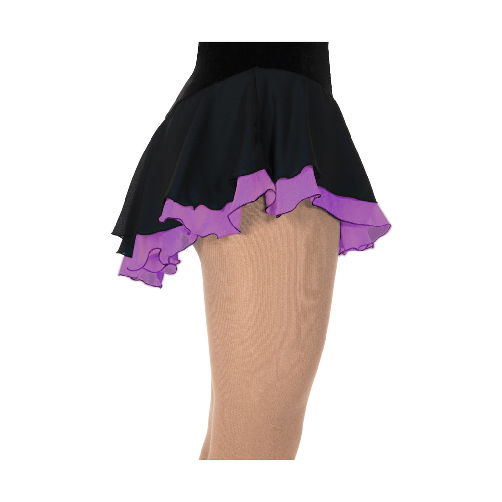 Jerry's 305 Double Georgette Skirts Black-Orchid