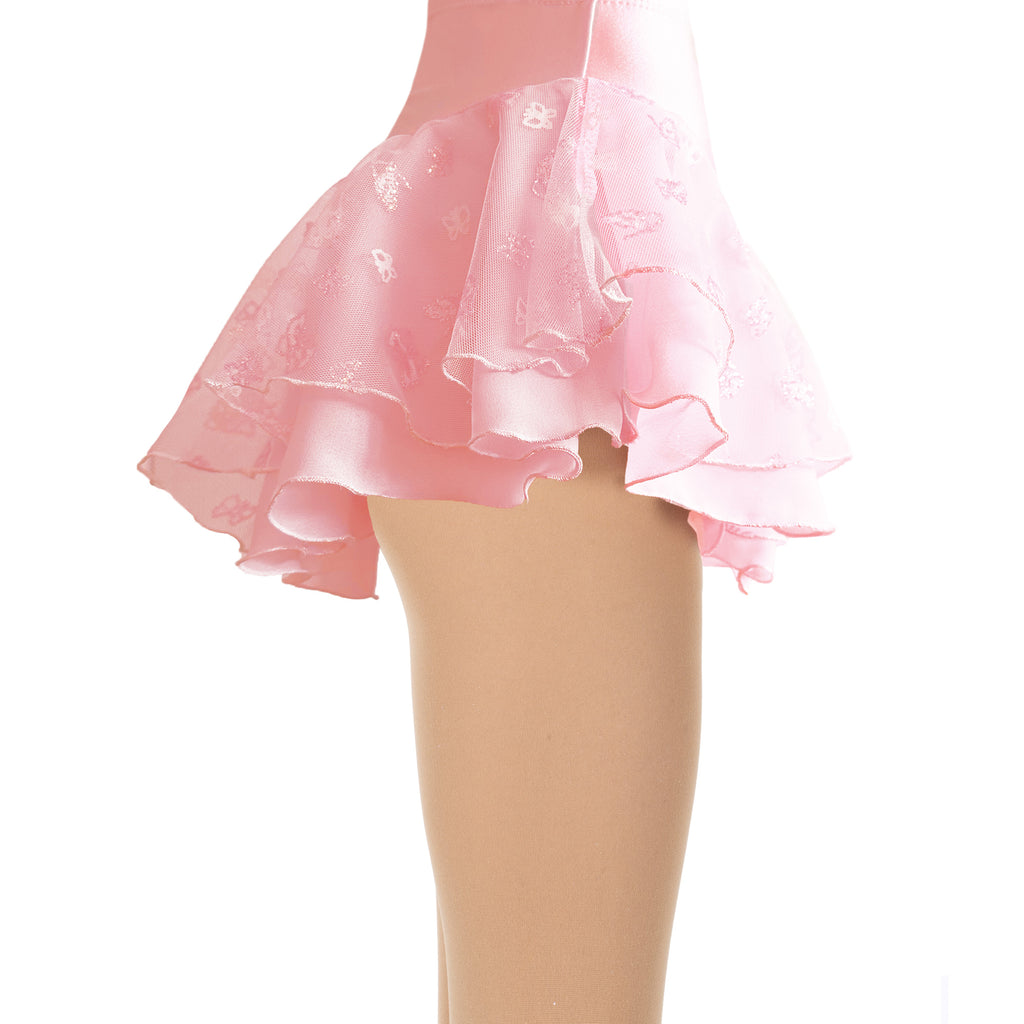 Jerry's 317 Glitter Mesh Skirt Pink Butterflies