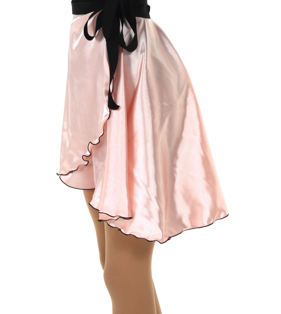 Jerry's 331 Satin Dance Wrap Skirt Youth Pink Youth One Size
