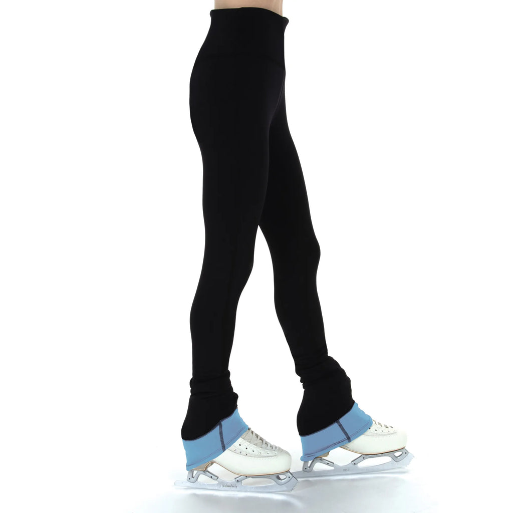 Jerry's 387 High Waist Banded Fleece Leggings Youth Blue Ice