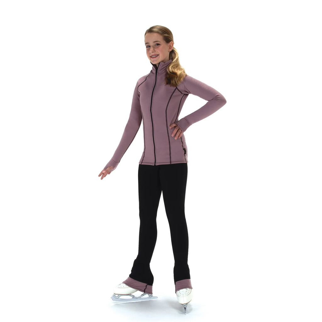 Jerry's 408 Fleece Glide Jacket Youth Rose Mauve