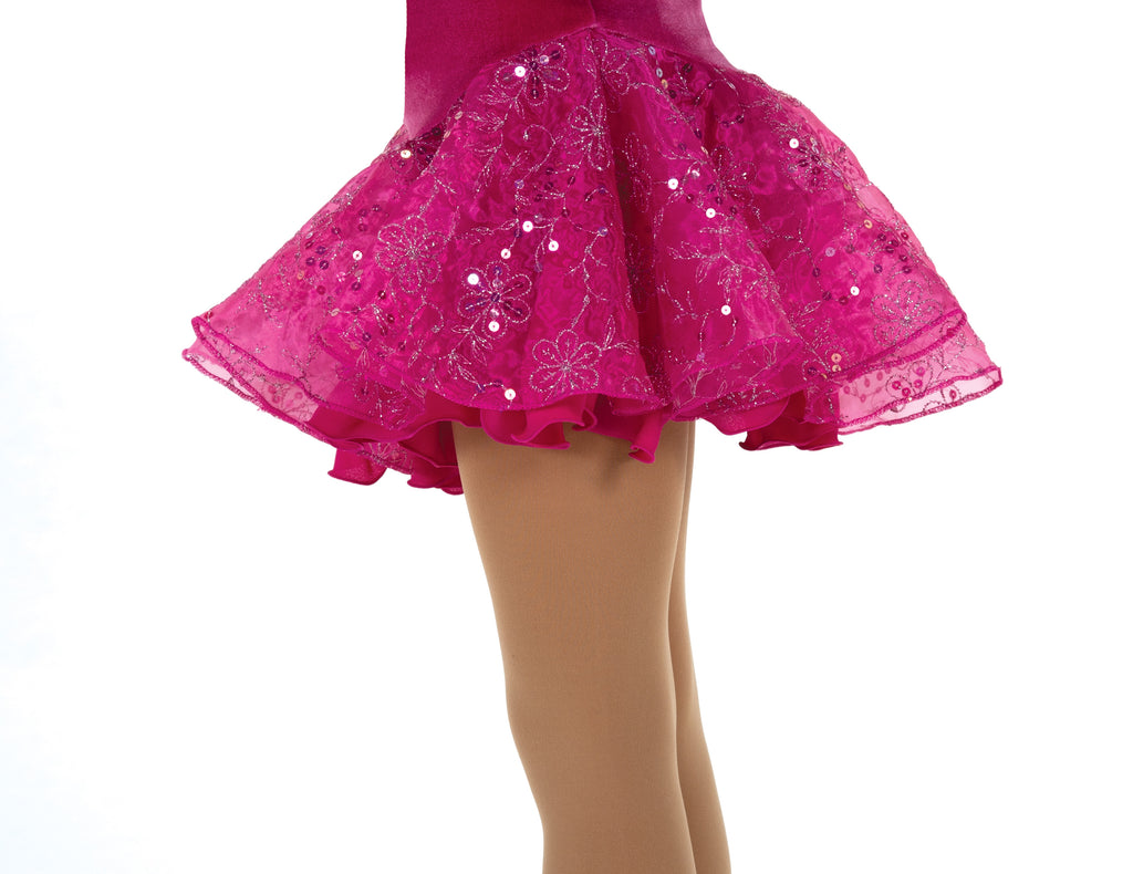 Jerry's 519 Organdy Skirt Youth Fuchsia