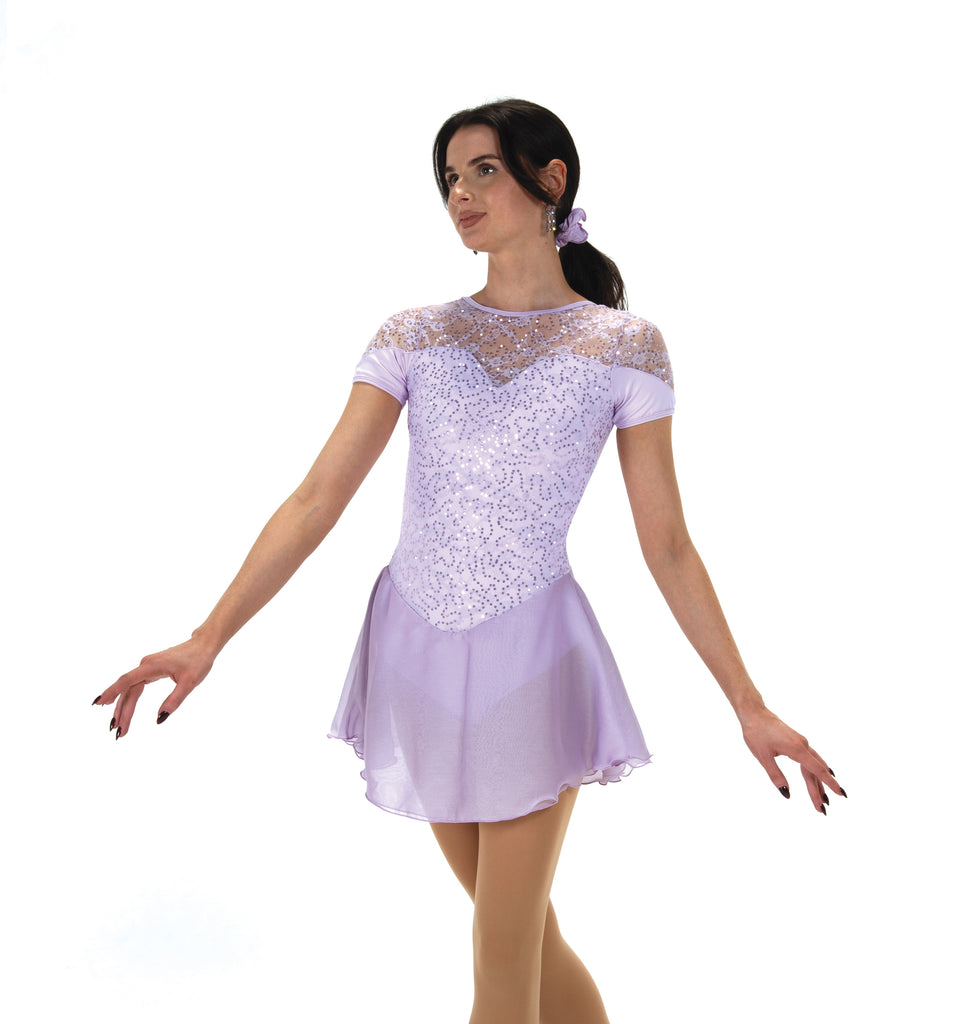 Jerry's 528 Softly Sequins Dress Youth Lilac Cap Sleeve