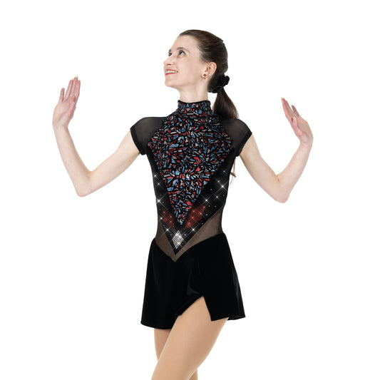Jerry's 548 Diamond Heist Dress Black Cap Sleeves