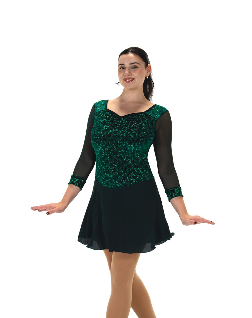 Jerry's 572 Sheen of Green Dress Youth Hunter Green Youth 12-14 Three-Quarter Sleeves