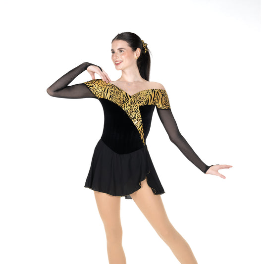 Jerry's 590 Kitschy Kitty Dress Black Off-the-Shoulder