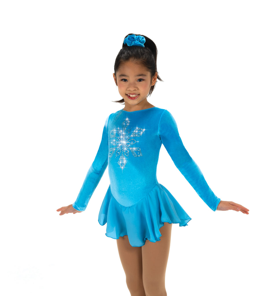 Jerry's 601 Single Snowflake Dress Youth Sky Blue Long Sleeves