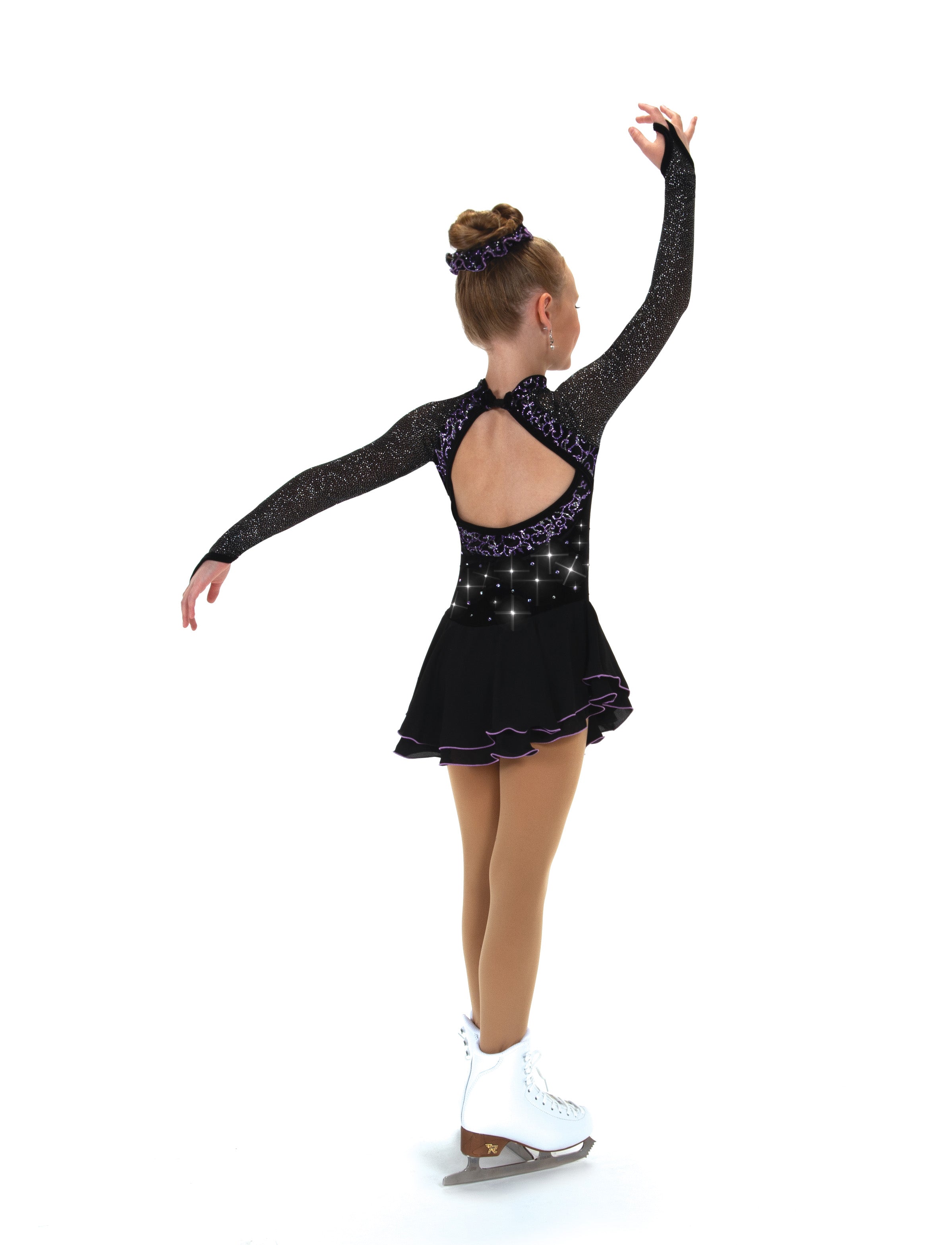 Jerry's 605 White Knight Dress Figure Skating Boutique Jerry's 605 White Knight Dress Figure Skating Boutique