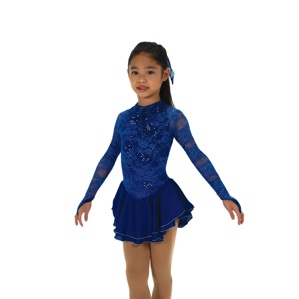Jerry's 609 Sequin Lining Dress Youth Royal Blue Long Sleeves