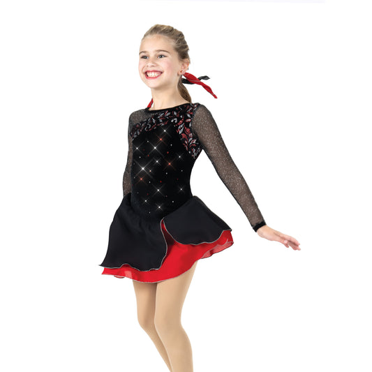 Jerry's 628 Enchanted Slanted Dress Youth Black Long Sleeves