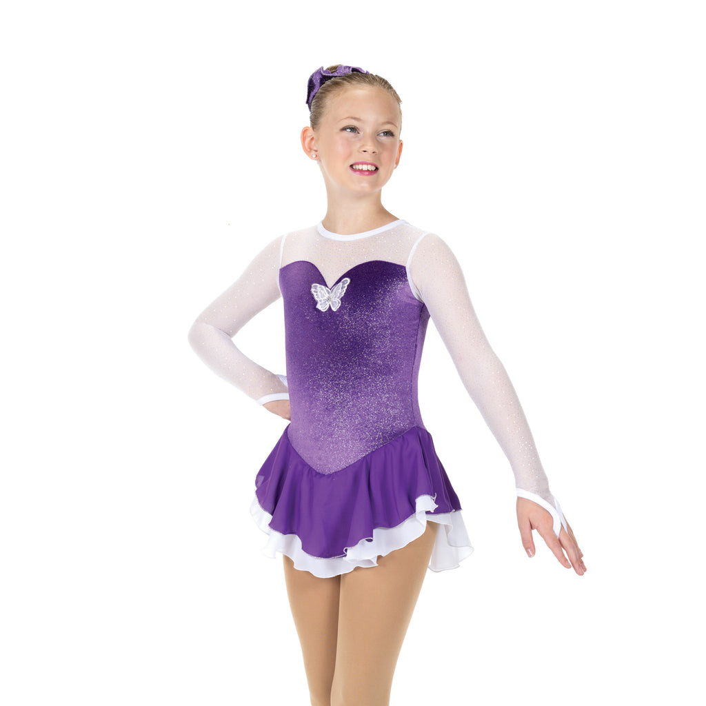 Jerry's 636 Flutter & Fly Dress Youth Purple Long Sleeves