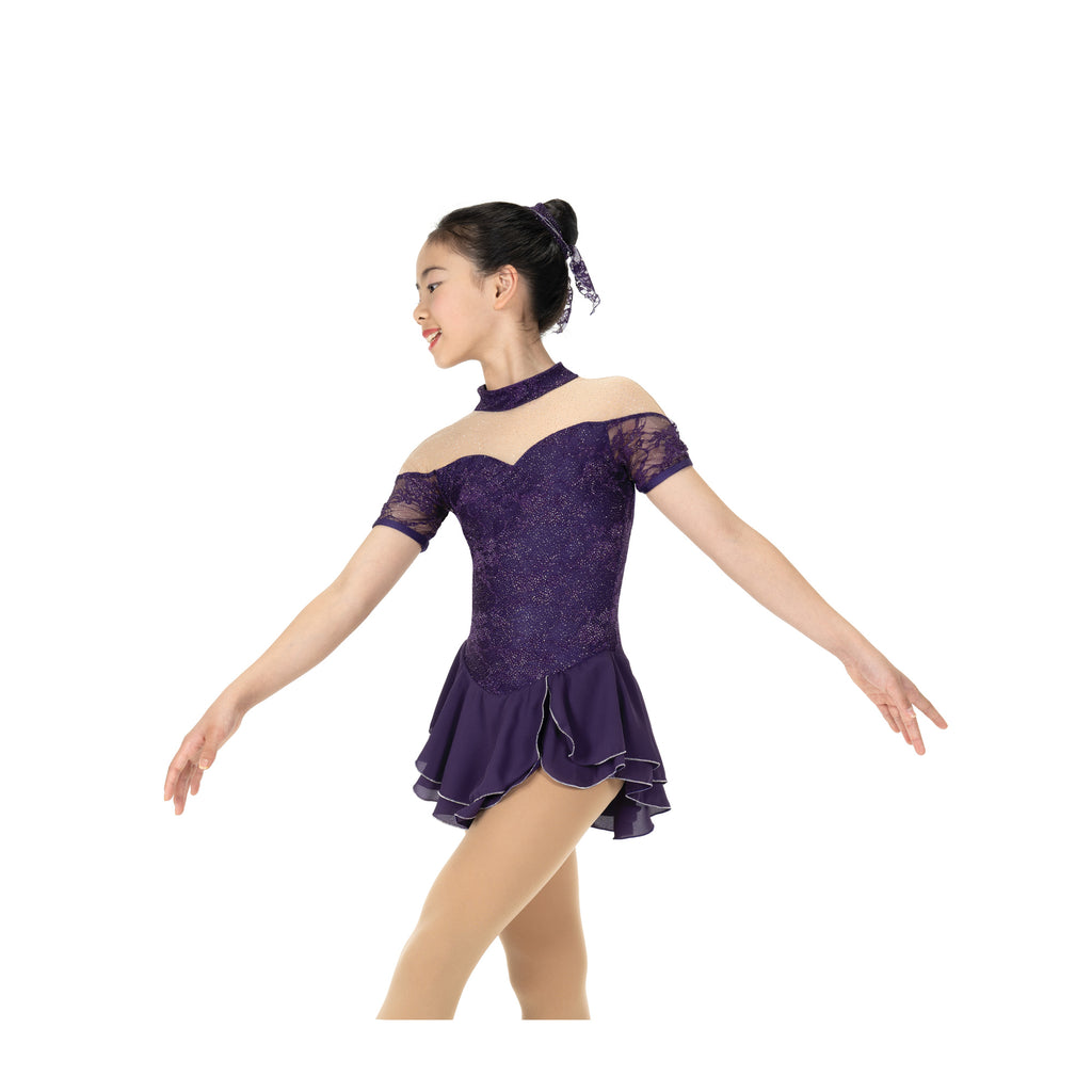 Jerry's 639 Loveliness Dress Youth Deep Purple Off-the -Shoulder